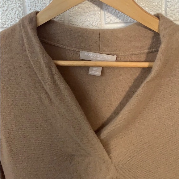 Banana republic wool cashmere sweater tan small - Picture 3 of 5